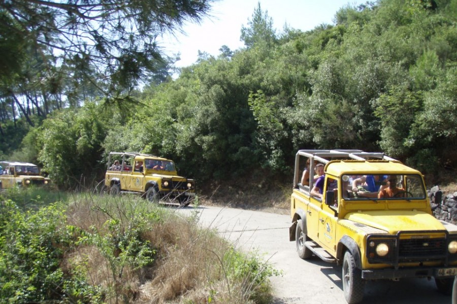 Aktivitäten jeep safari Dalyan hotel
